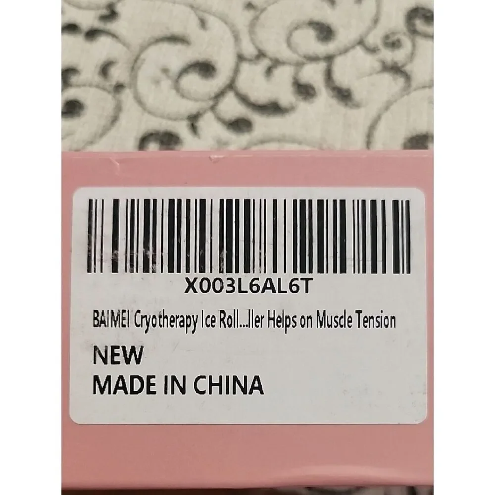 Baimei Pink Facial Ice Roller